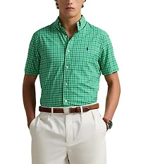 Polo Ralph Lauren Classic Fit Performance Stretch Twill Short Sleeve Woven Shirt