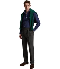 Polo Ralph Lauren Classic Fit Performance Twill Solid Long Sleeve Woven Shirt