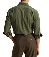 Polo Ralph Lauren Classic Fit Performance Twill Solid Long Sleeve Woven Shirt