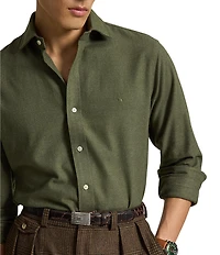 Polo Ralph Lauren Classic Fit Performance Twill Solid Long Sleeve Woven Shirt