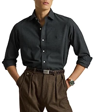 Polo Ralph Lauren Classic Fit Performance Twill Solid Long Sleeve Woven Shirt