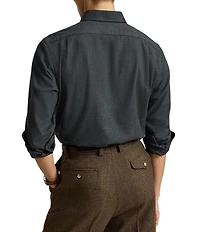 Polo Ralph Lauren Classic Fit Performance Twill Solid Long Sleeve Woven Shirt