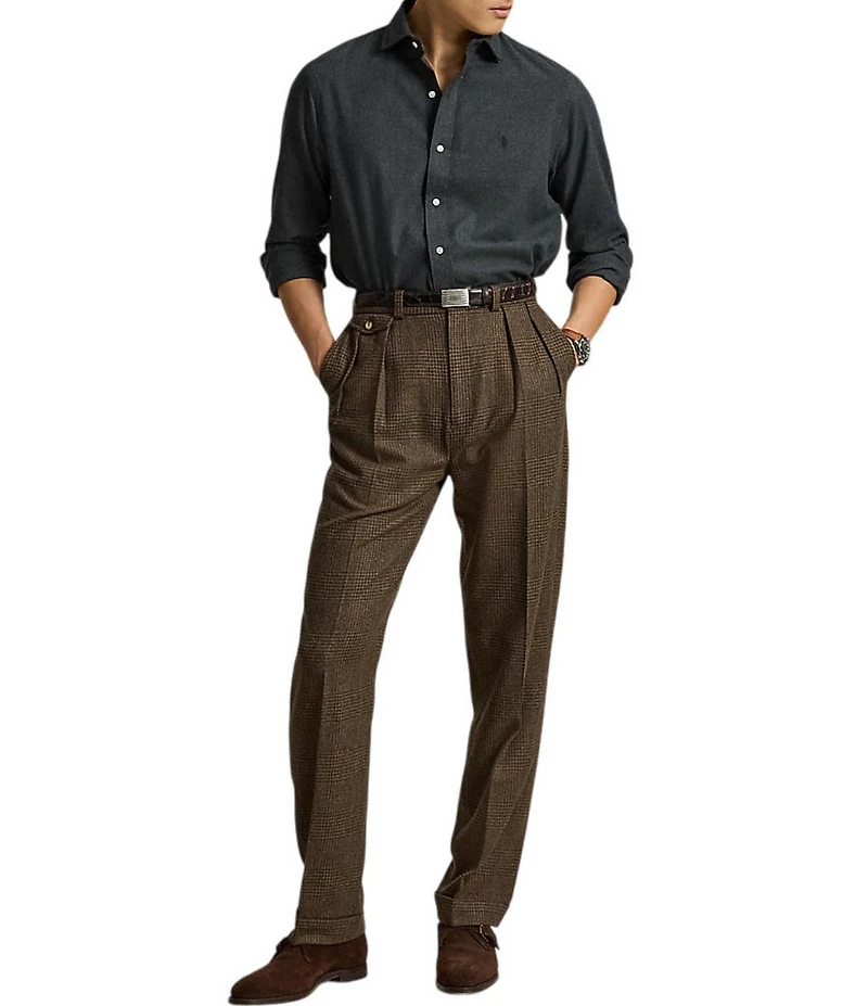 Polo Ralph Lauren Classic Fit Performance Twill Solid Long Sleeve Woven Shirt