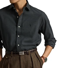 Polo Ralph Lauren Classic Fit Performance Twill Solid Long Sleeve Woven Shirt