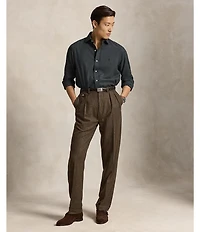 Polo Ralph Lauren Classic Fit Performance Twill Solid Long Sleeve Woven Shirt