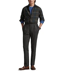 Polo Ralph Lauren Classic Fit Plaid Brushed Flannel Long Sleeve Woven Shirt