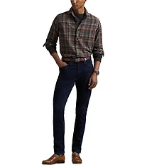 Polo Ralph Lauren Classic Fit Plaid Brushed Flannel Long Sleeve Woven Shirt