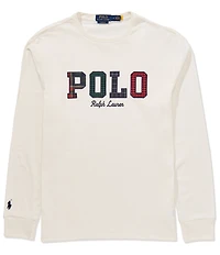 Polo Ralph Lauren Classic Fit Plaid-Logo Jersey T-Shirt