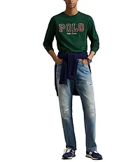 Polo Ralph Lauren Classic Fit Plaid-Logo Jersey T-Shirt