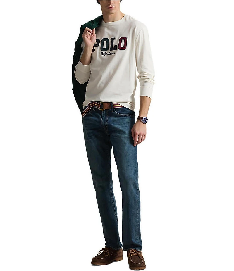 Polo Ralph Lauren Classic Fit Plaid-Logo Jersey T-Shirt