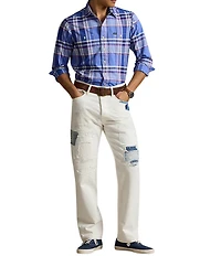 Polo Ralph Lauren Classic Fit Plaid Oxford Long Sleeve Workshirt