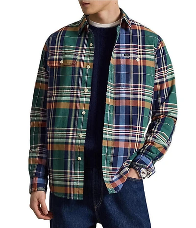 Polo Ralph Lauren Classic Fit Plaid Oxford Workshirt
