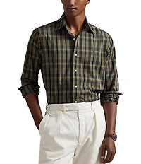 Polo Ralph Lauren Classic Fit Plaid Performance Stretch Long Sleeve Woven Shirt