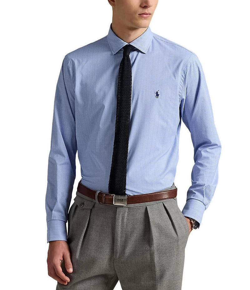 Polo Ralph Lauren Classic-Fit Plaid Performance Stretch Twill Long Sleeve Woven Shirt