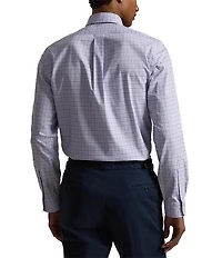 Polo Ralph Lauren Classic Fit Plaid Performance Stretch Twill Long Sleeve Woven Shirt