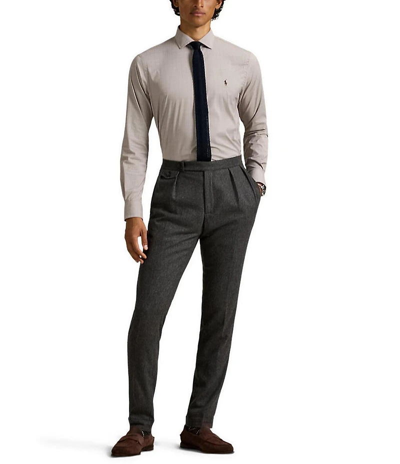 Polo Ralph Lauren Classic-Fit Plaid Performance Stretch Twill Long Sleeve Woven Shirt