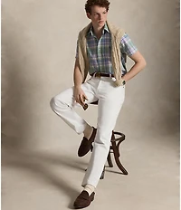 Polo Ralph Lauren Classic Fit Plaid Short Sleeve Oxford Shirt
