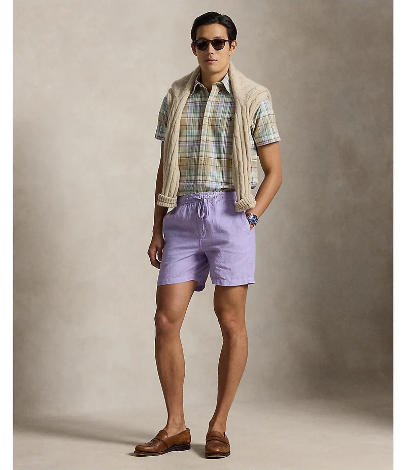 Polo Ralph Lauren Classic Fit Plaid Short Sleeve Woven Shirt