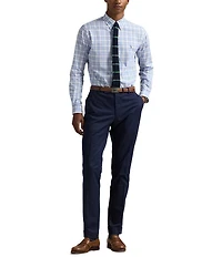 Polo Ralph Lauren Classic Fit Plaid Tattersall Stretch Poplin Long Sleeve Woven Shirt