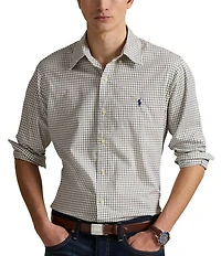 Polo Ralph Lauren Classic Fit Plaid Twill Long Sleeve Woven Shirt
