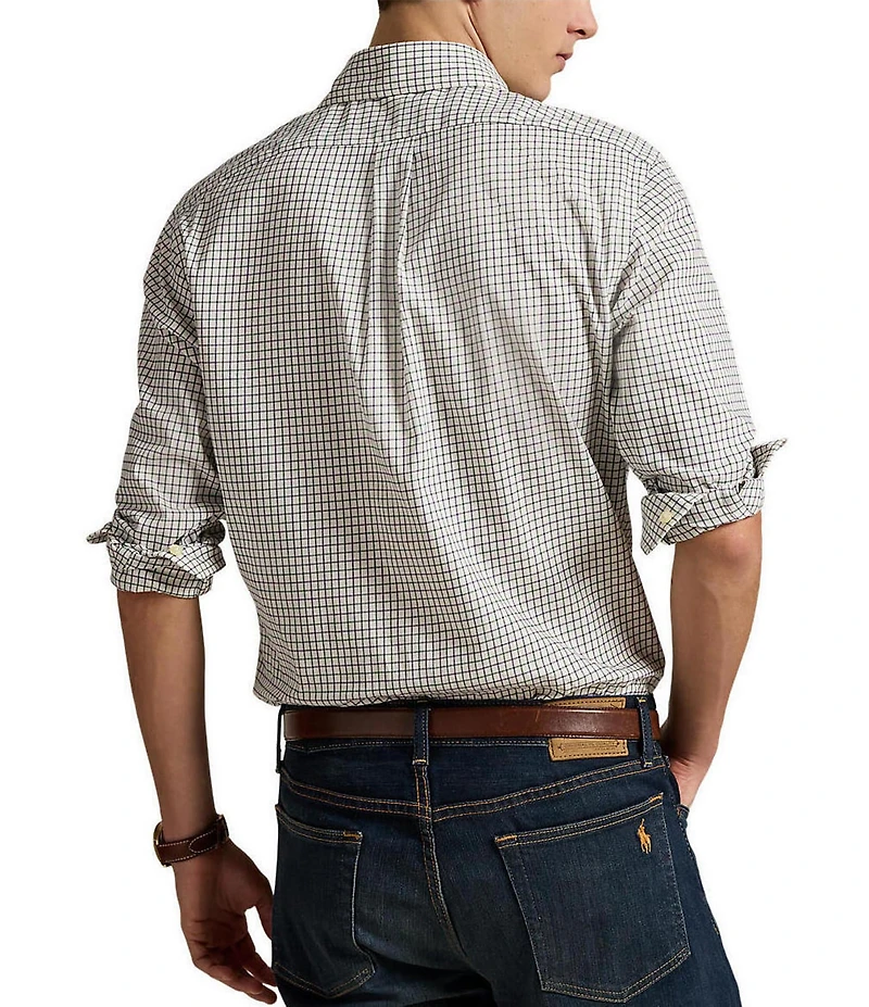 Polo Ralph Lauren Classic Fit Plaid Twill Long Sleeve Woven Shirt
