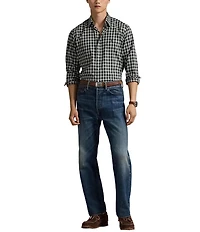 Polo Ralph Lauren Classic-Fit Plaid Twill Plaid Long-Sleeve Woven Shirt