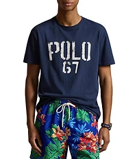 Polo Ralph Lauren Classic Fit Polo 67 Jersey Graphic Short Sleeve T-Shirt