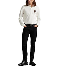Polo Ralph Lauren Classic Fit Polo Bear Mesh Long Sleeve Polo Shirt
