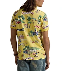 Polo Ralph Lauren Classic Fit Polo Bear Print Short Sleeve Polo Shirt