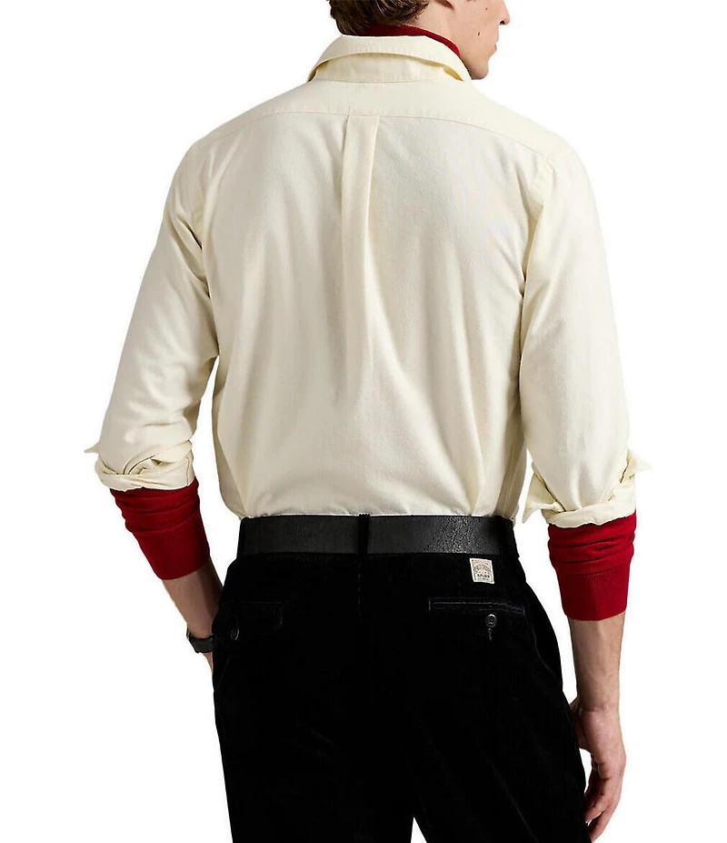 Polo Ralph Lauren Classic Fit Polo Bear Oxford Long Sleeve Woven Shirt