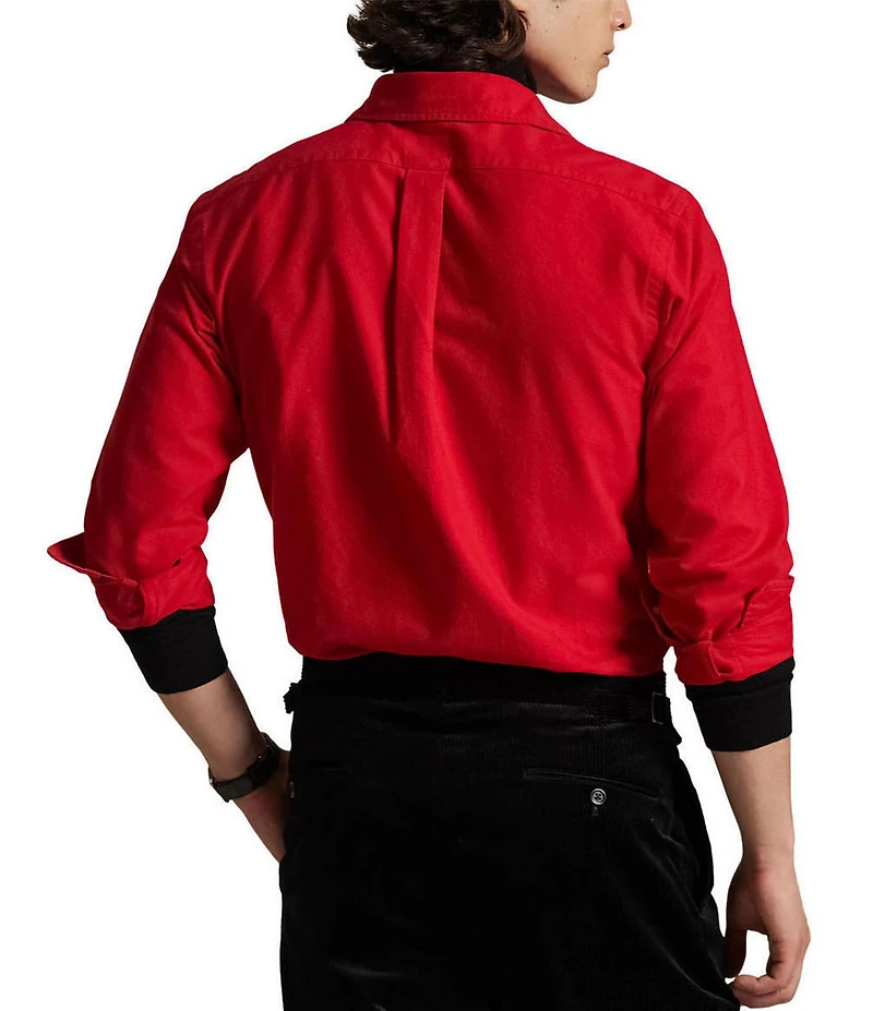 Polo Ralph Lauren Classic Fit Polo Bear Oxford Long Sleeve Woven Shirt