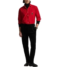 Polo Ralph Lauren Classic Fit Polo Bear Oxford Long Sleeve Woven Shirt