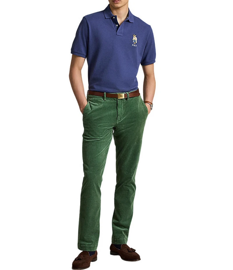 Polo Ralph Lauren Classic Fit Polo Bear Short Sleeve Mesh Polo Shirt