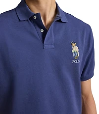 Polo Ralph Lauren Classic Fit Polo Bear Short Sleeve Mesh Polo Shirt