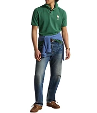 Polo Ralph Lauren Classic Fit Polo Bear Short Sleeve Mesh Polo Shirt