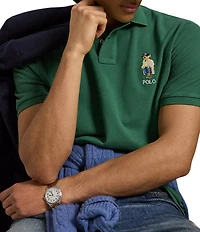 Polo Ralph Lauren Classic Fit Polo Bear Short Sleeve Mesh Polo Shirt