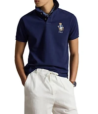 Polo Ralph Lauren Classic Fit Polo Bear Short Sleeve Mesh Polo Shirt