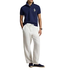 Polo Ralph Lauren Classic Fit Polo Bear Short Sleeve Mesh Polo Shirt