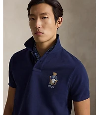 Polo Ralph Lauren Classic Fit Polo Bear Short Sleeve Mesh Polo Shirt