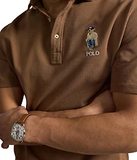 Polo Ralph Lauren Classic Fit Polo Bear Short Sleeve Mesh Polo Shirt