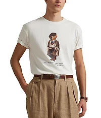 Polo Ralph Lauren Classic Fit Polo Heritage Bear Graphic Jersey Short Sleeve T-Shirt