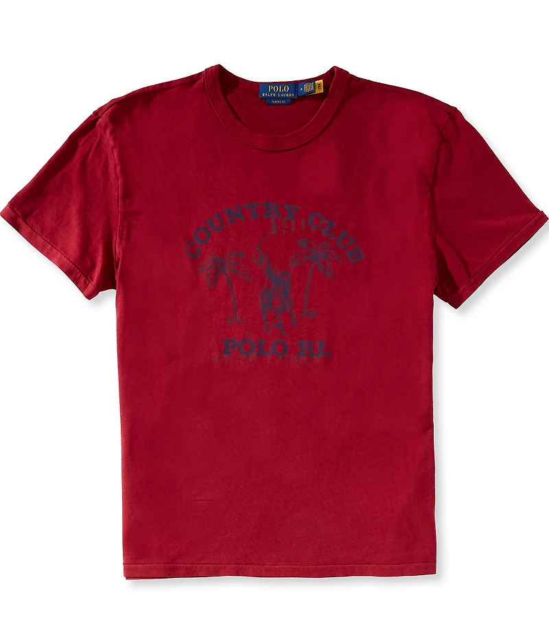 Polo Ralph Lauren Classic Fit Polo Society Short Sleeve T-Shirt