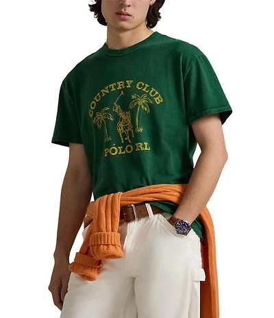 Polo Ralph Lauren Classic Fit Polo Society Short Sleeve T-Shirt