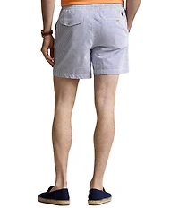 Polo Ralph Lauren Classic Fit Prepster Seersucker 6#double; Inseam Shorts