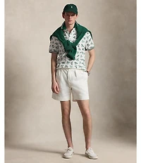 Polo Ralph Lauren Classic Fit Tennis Printed Mesh Short Sleeve Polo Shirt