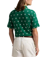 Polo Ralph Lauren Classic Fit Racquet-Print Short Sleeve Polo Shirt