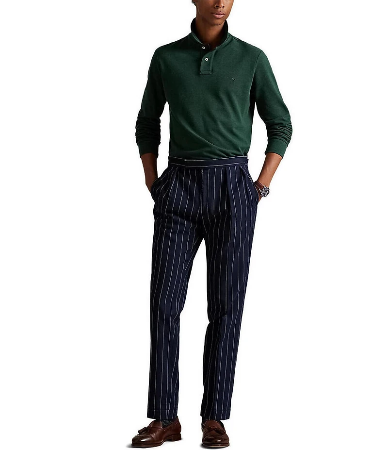 Polo Ralph Lauren Classic Fit Mesh Long Sleeve Polo Shirt