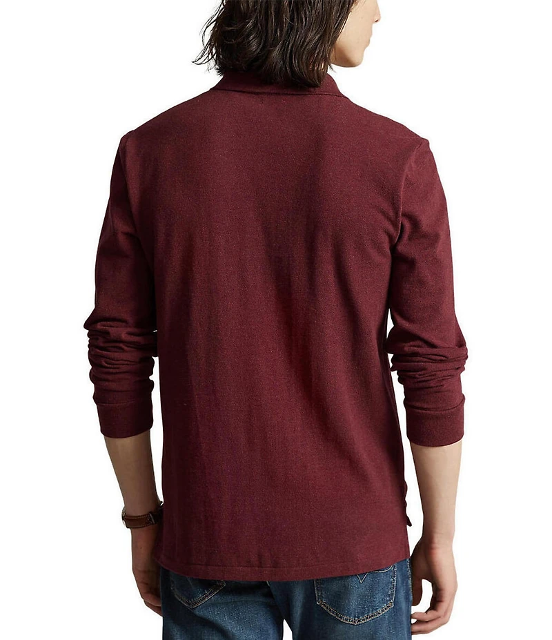 Polo Ralph Lauren Classic Fit Mesh Long Sleeve Polo Shirt