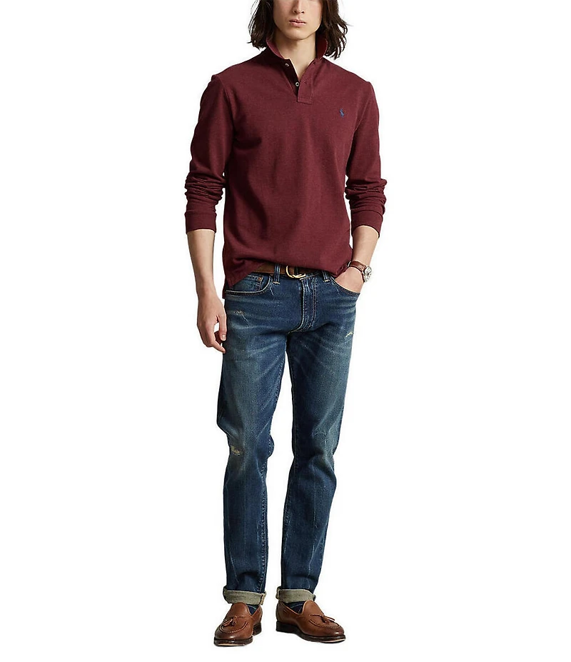 Polo Ralph Lauren Classic Fit Mesh Long Sleeve Polo Shirt