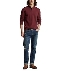 Polo Ralph Lauren Classic Fit Mesh Long Sleeve Polo Shirt